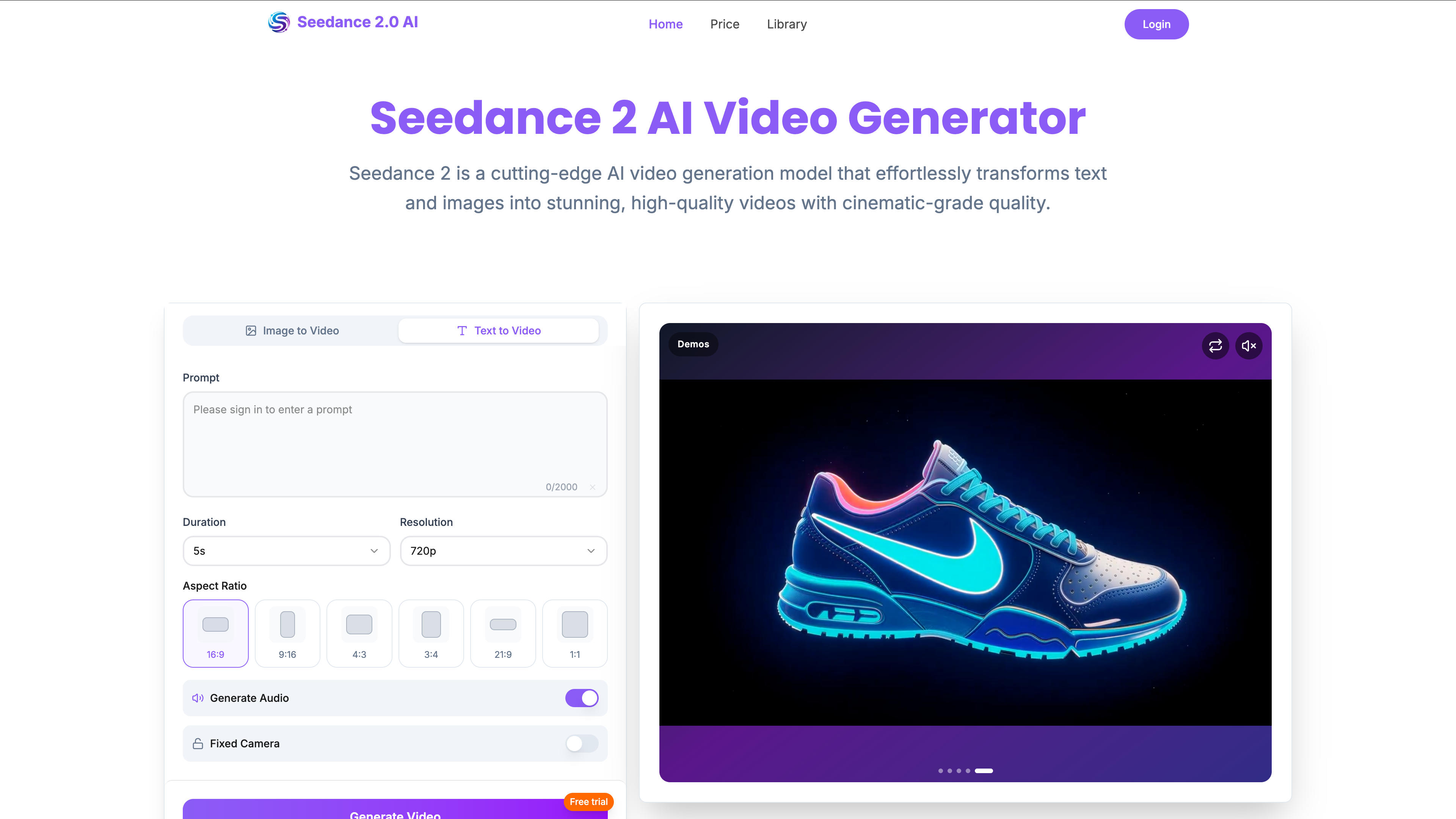 Seedance 2.5— Free Online